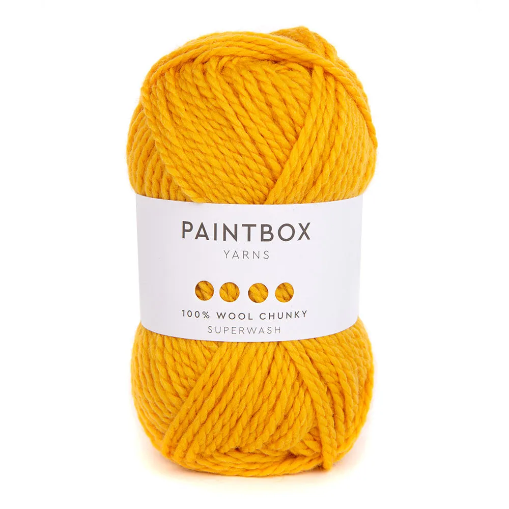 Paintbox Yarns 100% Wool Chunky Superwash Wolle Champage White