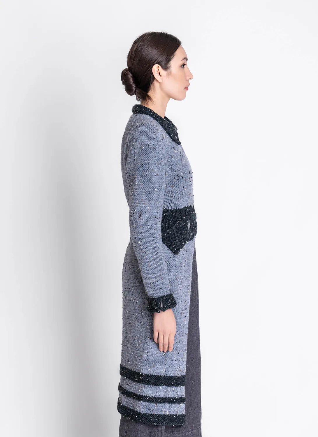 Blue Sky Fibers Aberdeen Coat Mantel Strickanleitung