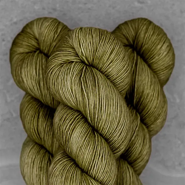 Madelinetosh Woolcycle Sport Wolle Oak 100g upcycled