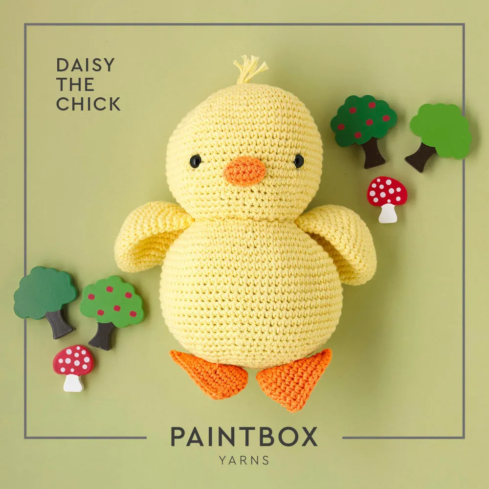 Paintbox Yarns Cotton Aran Daisy Häkelset 4-knäuel Küken
