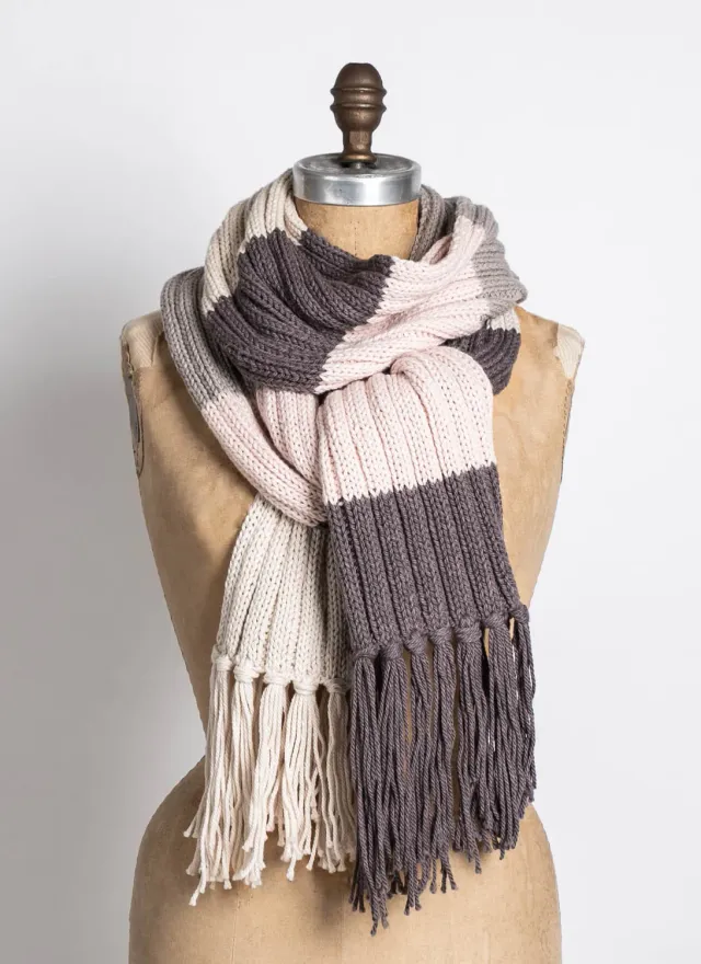 Blue Sky Fibers Tolland Scarf Strickanleitung PDF Colorblock