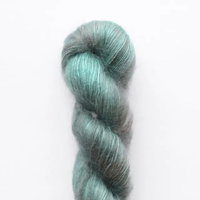 Madelinetosh Tosh Silk Cloud Lace-Garn Hosta Blue 25g Mohair-Seide