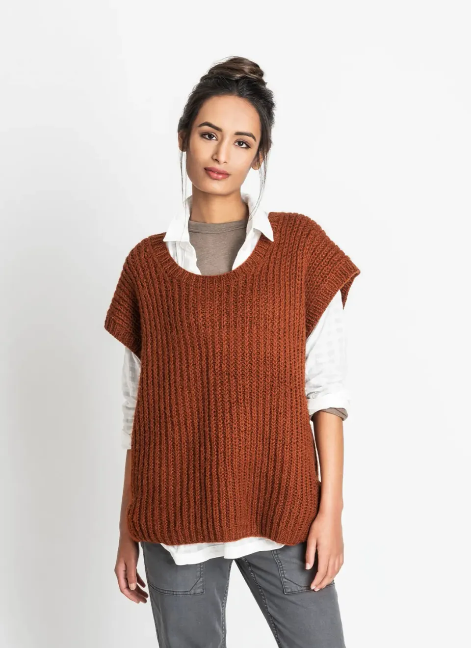 Blue Sky Fibers Classic Owasso Tee Strickanleitung Oversize