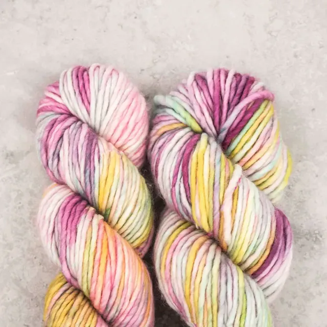 Madelinetosh Biggie Wolle Texas Tulips Super Bulky 82m