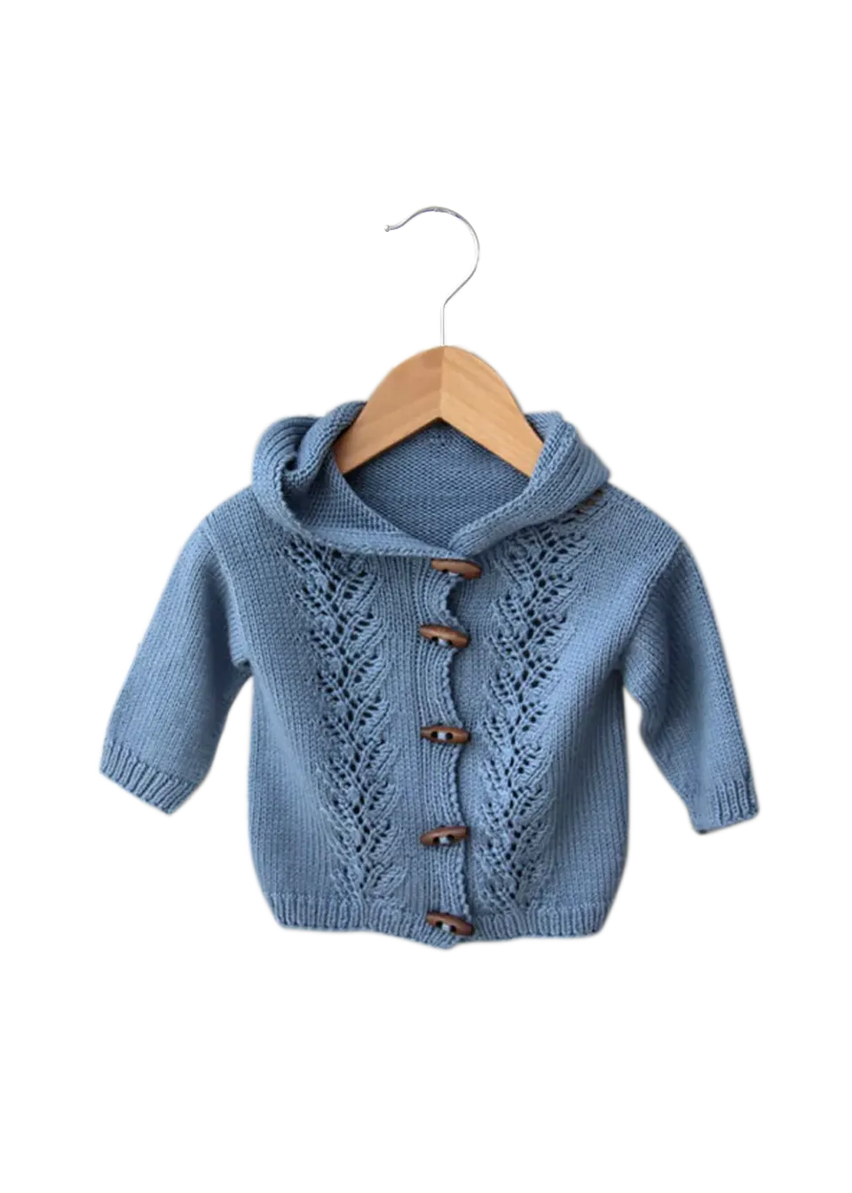 Go Handmade Kapuzenjacke Lace Strickanleitung 3-6 M