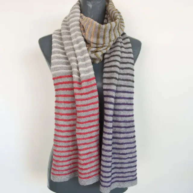 Cowgirlblues Pin Stripe Scarf Strickanleitung Schal
