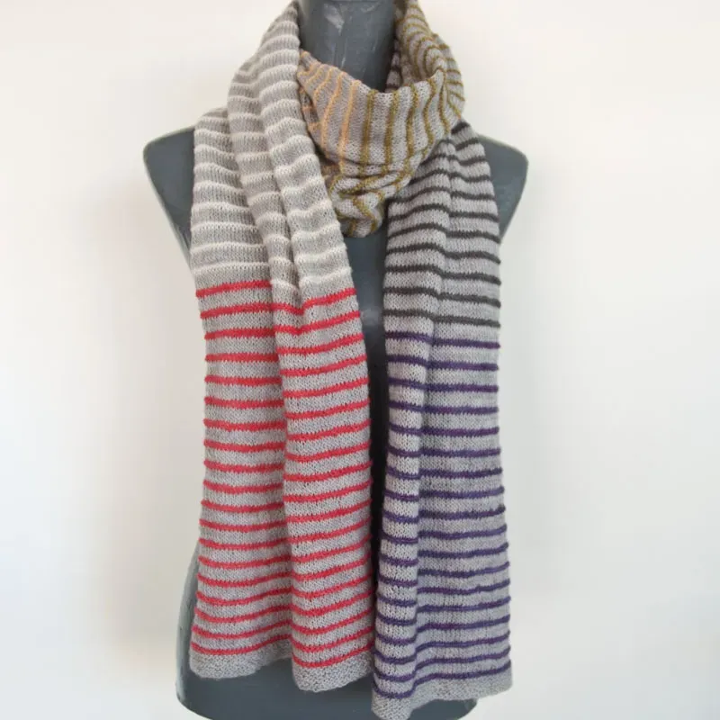 Cowgirlblues Pin Stripe Scarf Strickanleitung Schal