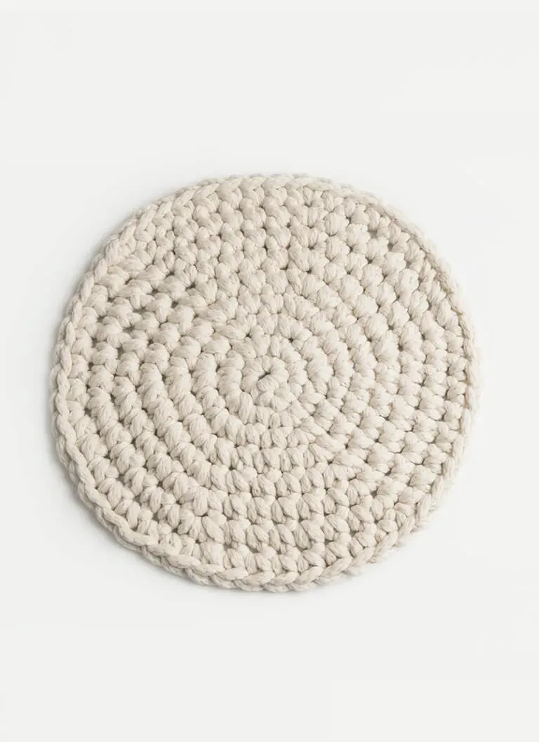 Blue Sky Fibers Round Lake Rug 201833 Häkelanleitung Teppich rund
