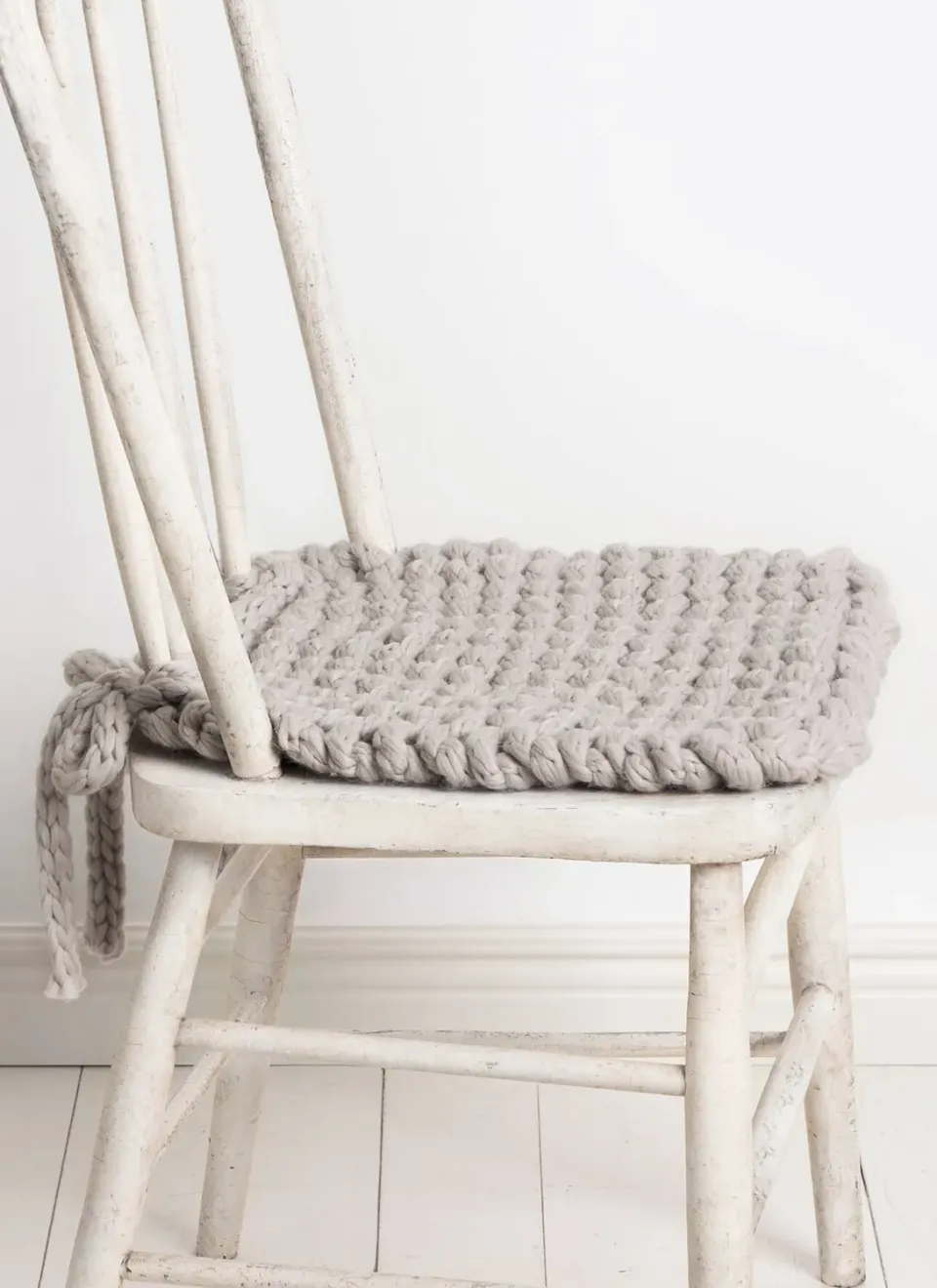 Blue Sky Fibers Champlin Chair Cushion Strickanleitung Sitzkissen
