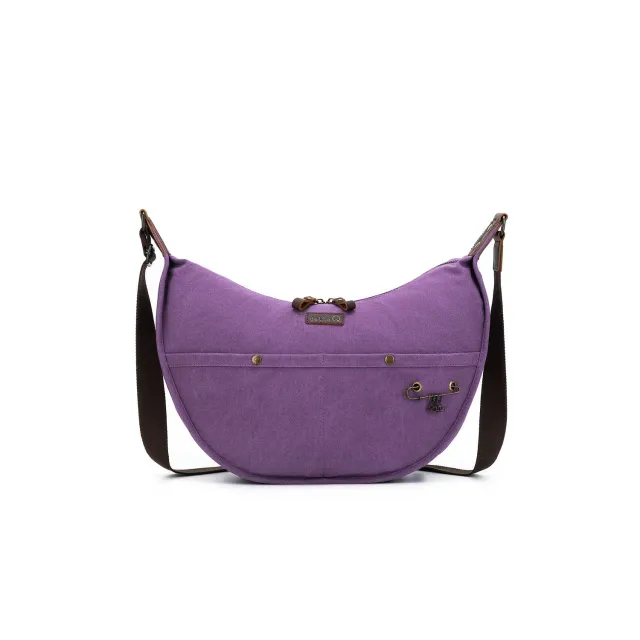 della Q Everyday Maker's Sling Tasche Plum Canvas