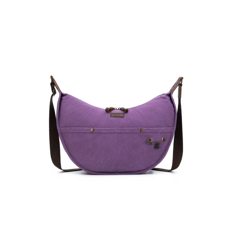 della Q Everyday Maker's Sling Tasche Plum Canvas