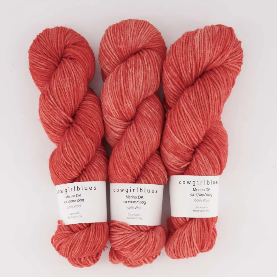 Cowgirlblues Merino DK Ruby Grapefruit Wollgarn