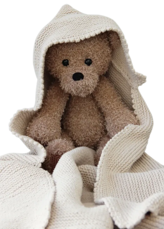 Go Handmade Teddy & Blanket Häkelset 70x70 cm