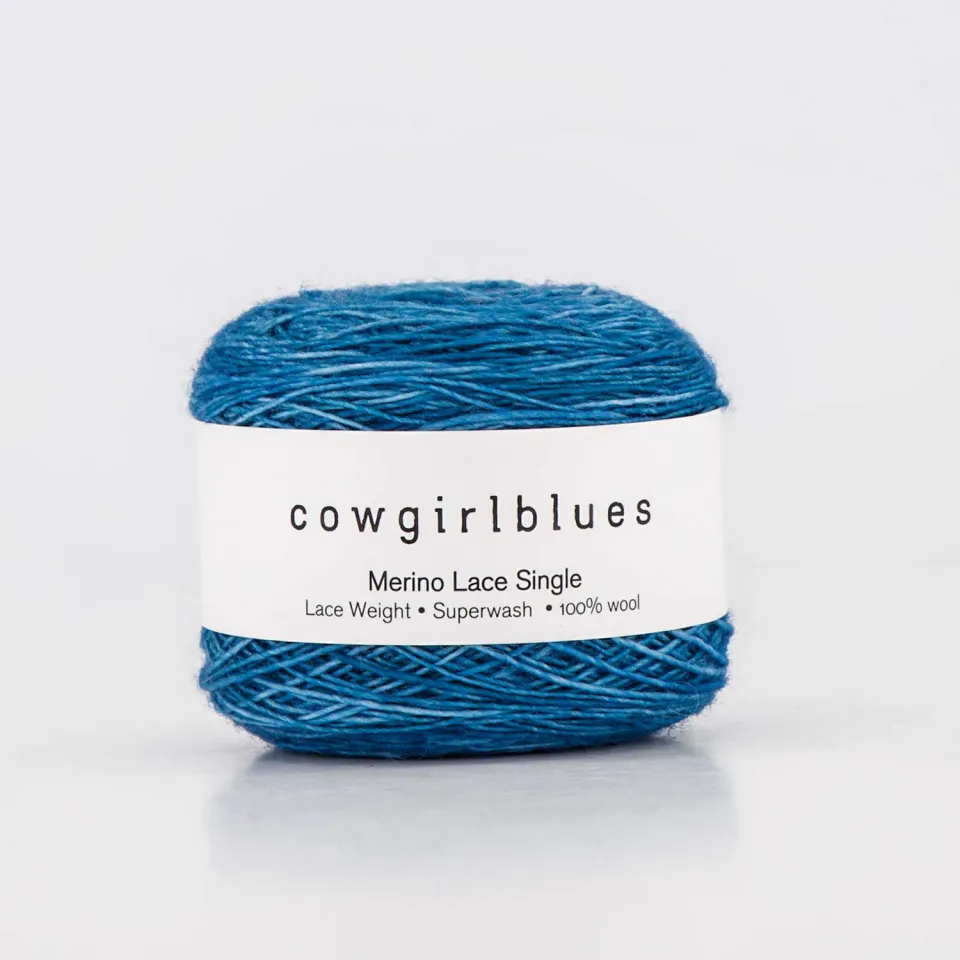 Cowgirlblues Merino Lace Guinea Fowl Garn handgefärbt