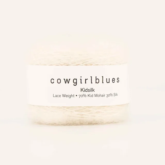 Cowgirlblues Kidsilk Ball Garn Natural handgefärbt