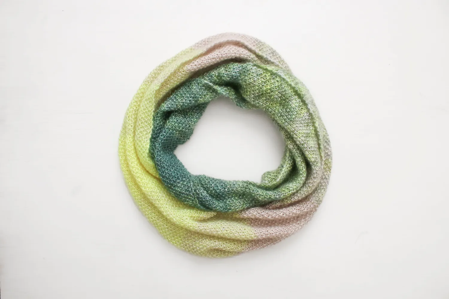 Madelinetosh Gradient Cowl Strickanleitung PDF Mohair