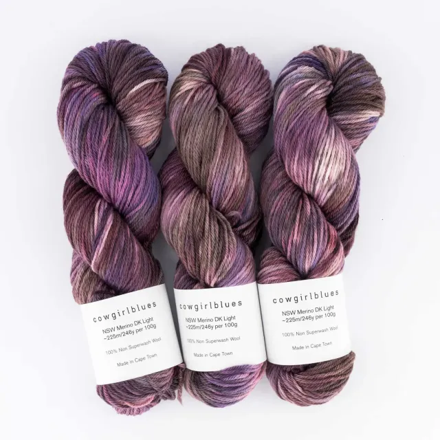 Cowgirlblues NSW Merino DK Single Ladies Wolle 100g Lila