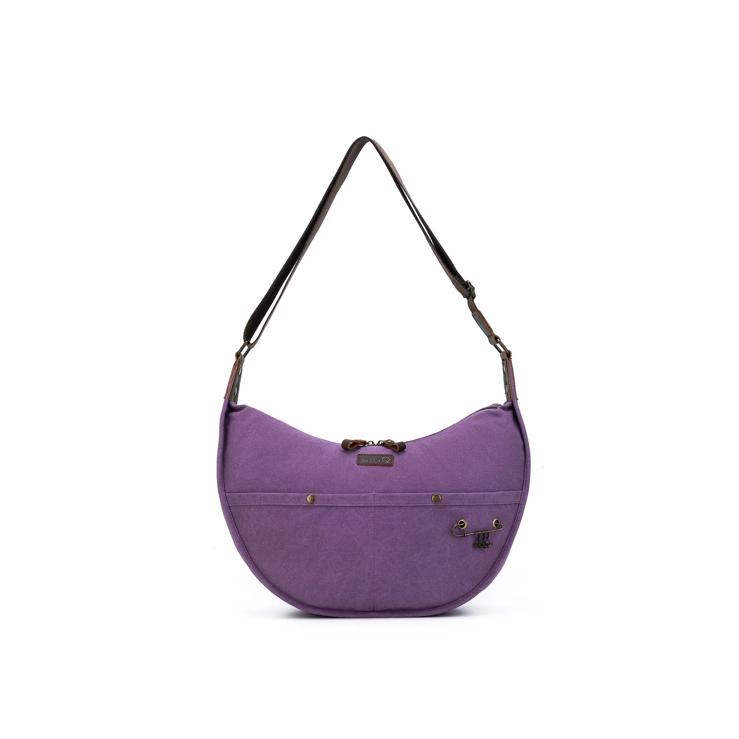 della Q Everyday Adella Stricktasche Maroon Canvas