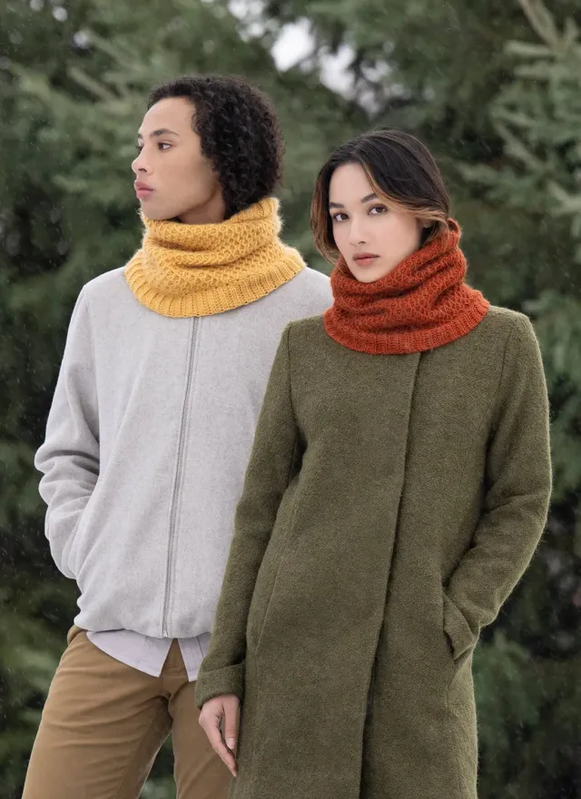 Blue Sky Fibers Classic Series Serene Sunset Cowl Strickanleitung Loop