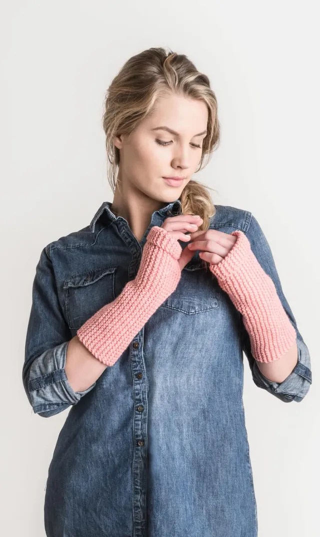 Blue Sky Fibers Alexandria Mitts Strickanleitung Stulpen