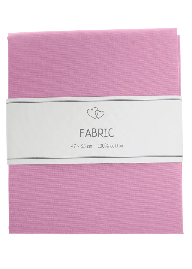 Go Handmade Cotton Baumwollstoff Pink 47x55 cm 100% Baumwolle