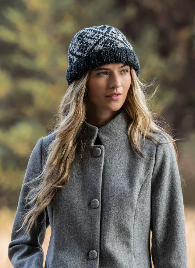 Blue Sky Fibers Classic Series Anstruther Hat Strickanleitung PDF Tweed