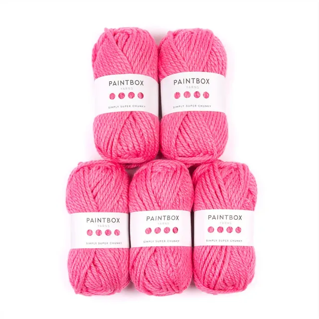 Paintbox Yarns Simply Super Chunky Wolle 5er Pack Acryl