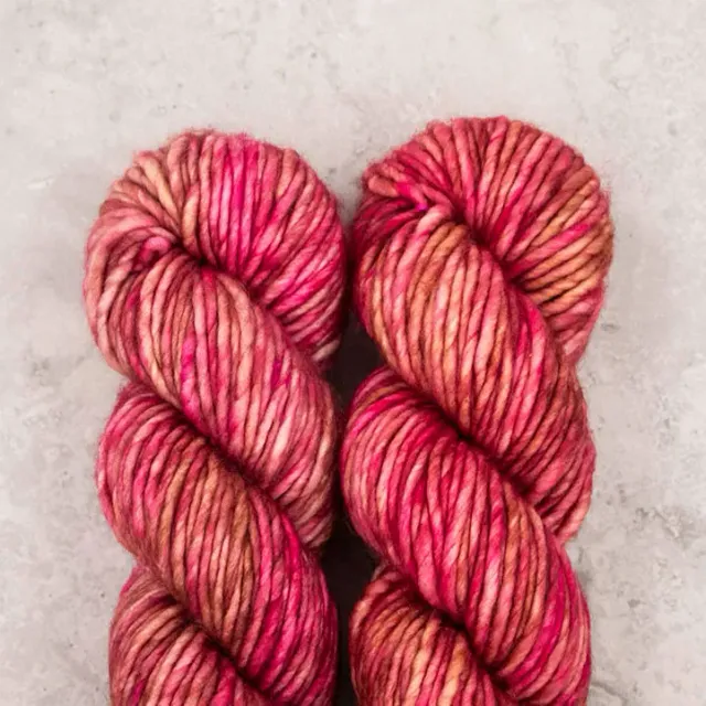 Madelinetosh Biggie Fluoro Rose Chunkygarn Superwash