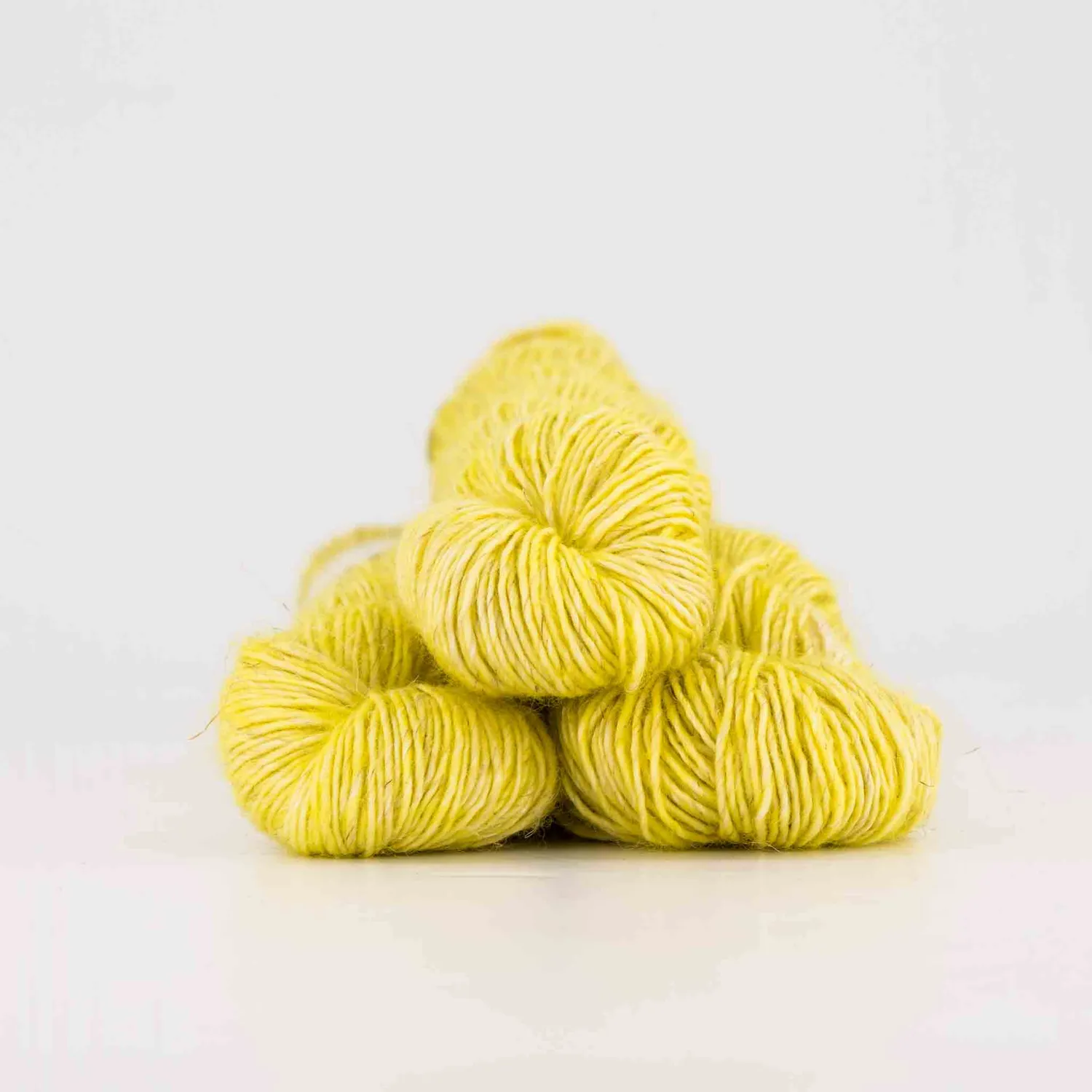 Cowgirlblues Merino Linen Lemon Wolle 50g handgefärbt