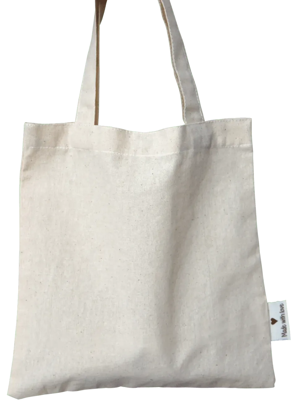 Go Handmade Canvas-Tasche 23x23 cm Made with love