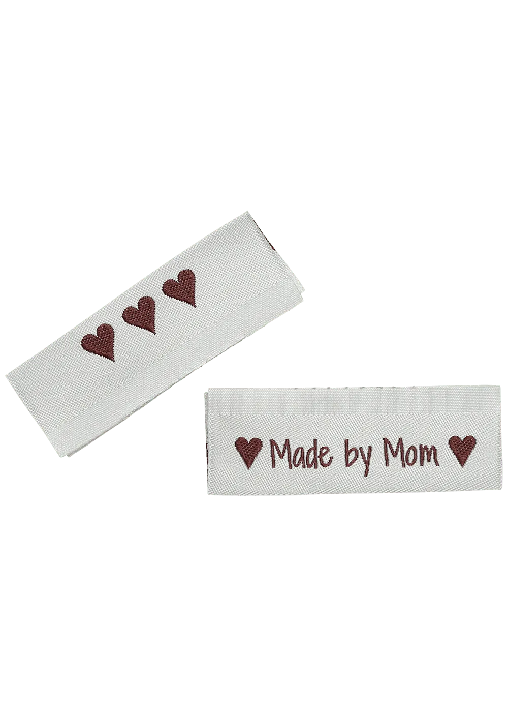 Go Handmade Made by Mom Weblabel 50 mm hellblau 10 Stk