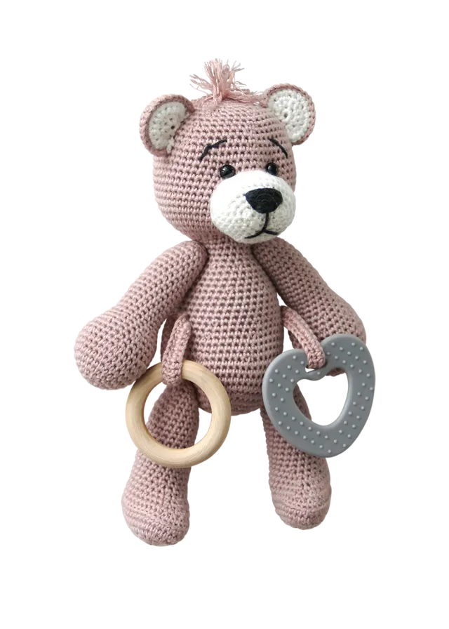 Go Handmade Sensorisch Teddy Häkelanleitung 23cm