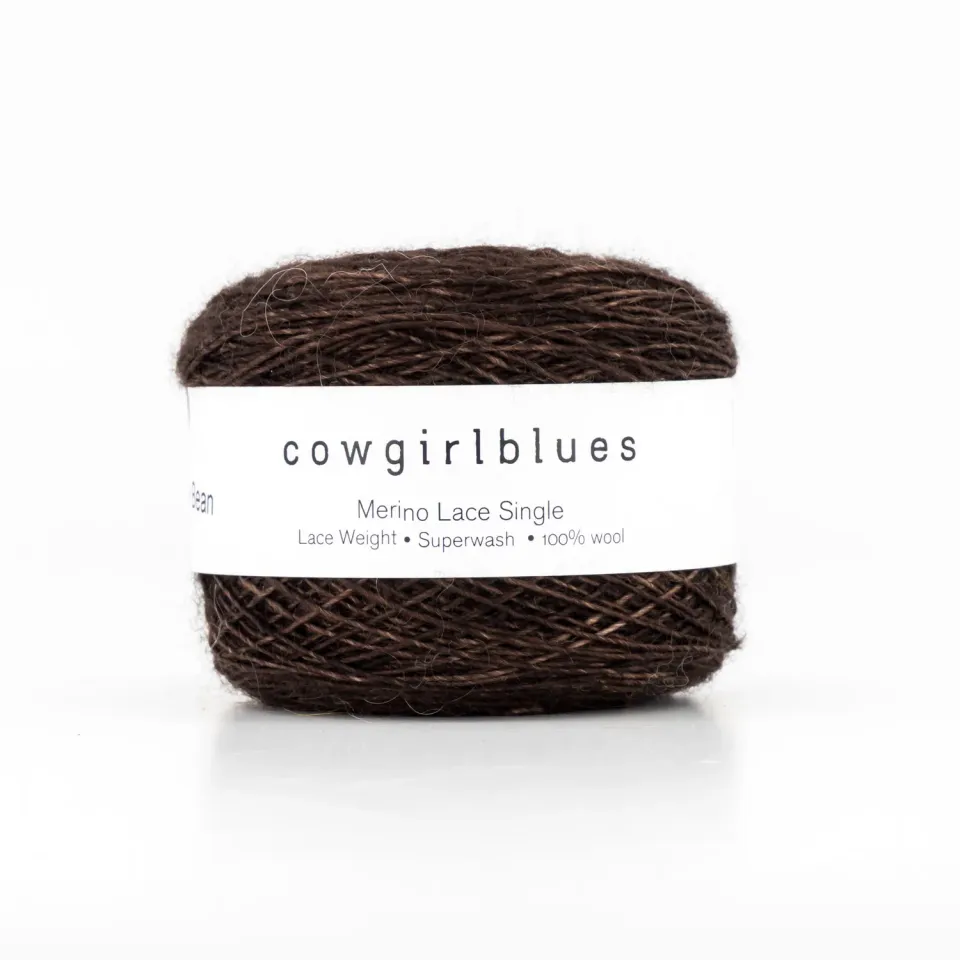 Cowgirlblues Merino Lace Cacao Lacegarn handgefärbt