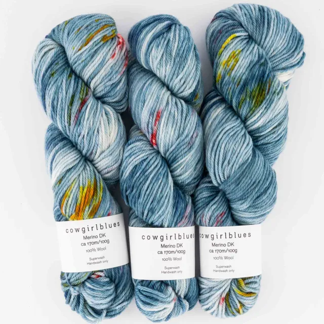 Cowgirlblues Merino DK Cher Wolle 100g handgefärbt