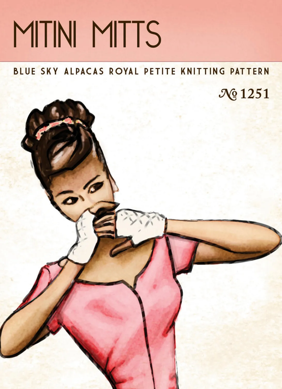 Blue Sky Fibers Classic Series Mitini Mitts Strickanleitung Stulpen