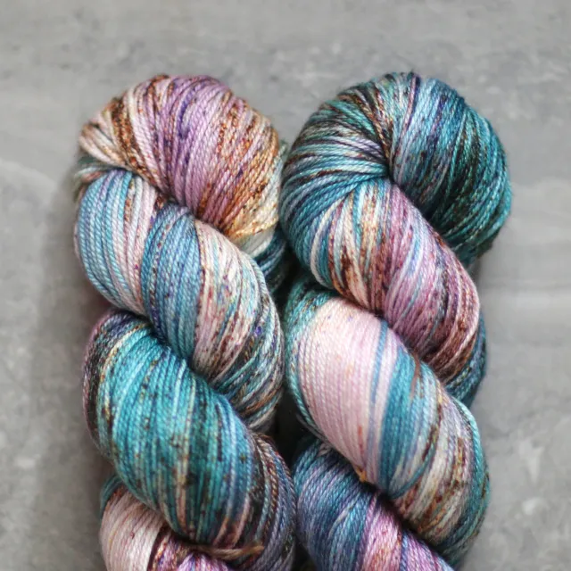 Madelinetosh Pashmina West Texas Sunset Wolle Seide