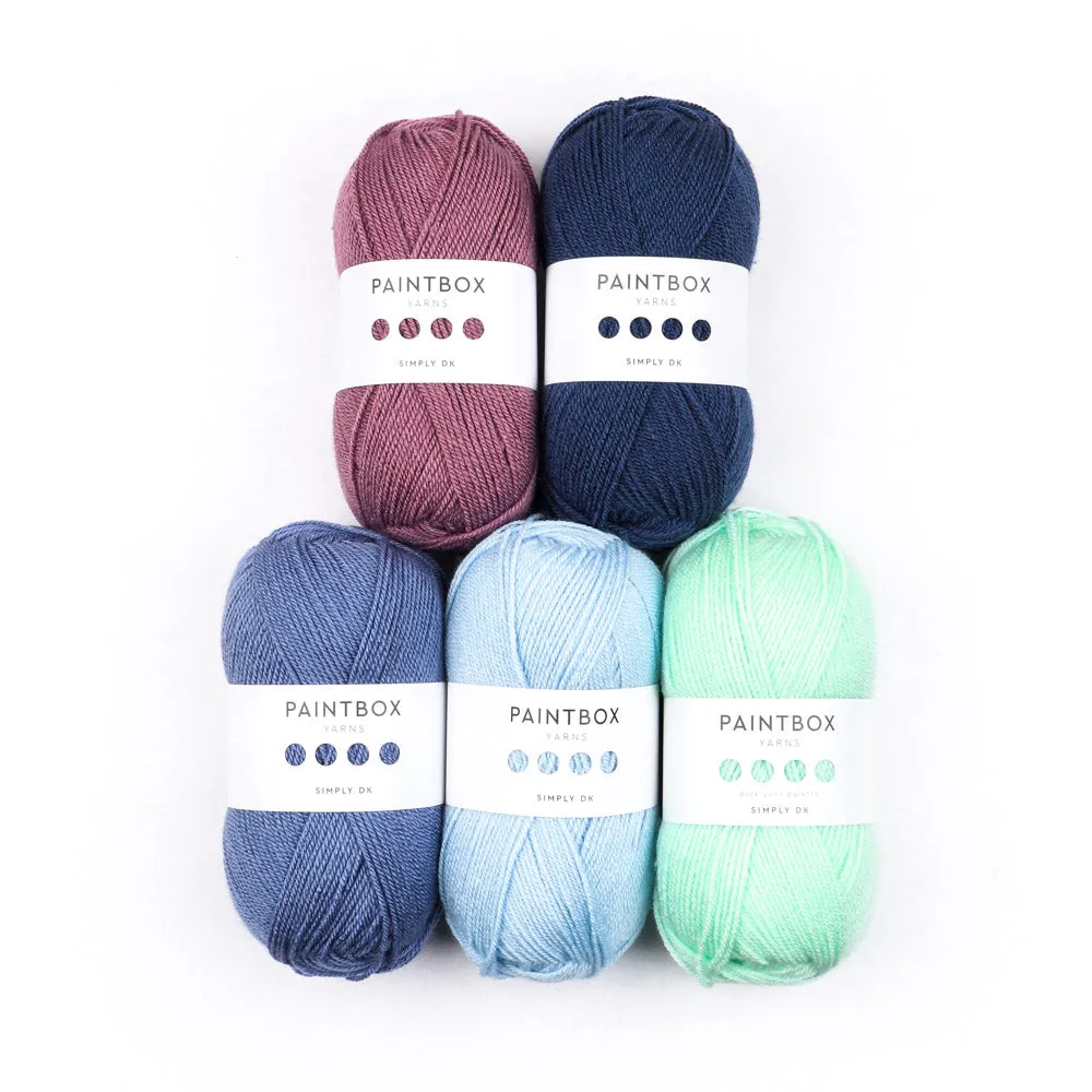 Paintbox Yarns Simply DK 5 Ball Colour Pack Wolle 5x100g Fall
