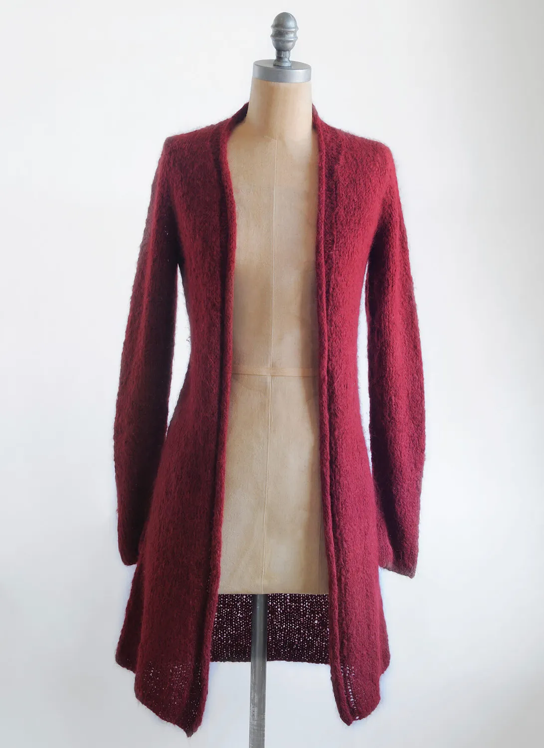 Blue Sky Fibers Avalon Cardigan Strickanleitung Brushed Suri
