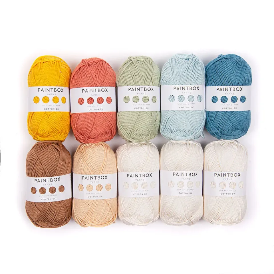 Paintbox Yarns Cotton DK Wolle 10 Knäuel Baumwolle Pastel