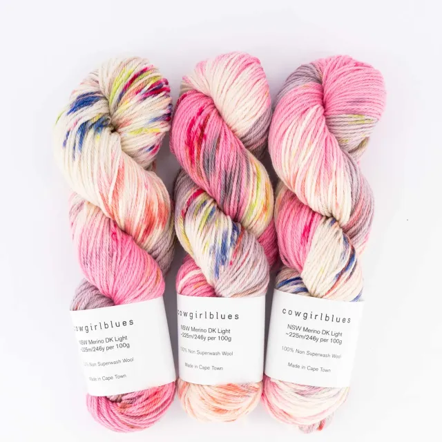 Cowgirlblues NSW Merino DK 100g Happy Days Wolle bunt