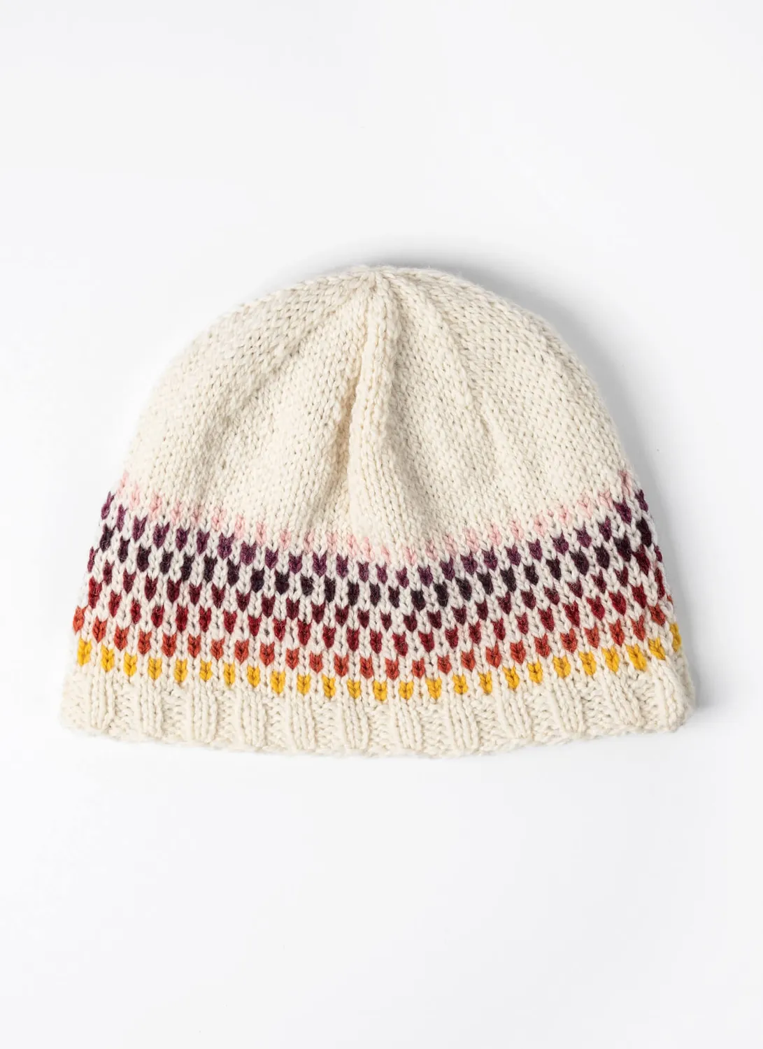 Blue Sky Fibers Corning Gradient Trio Cap Strickanleitung Mütze