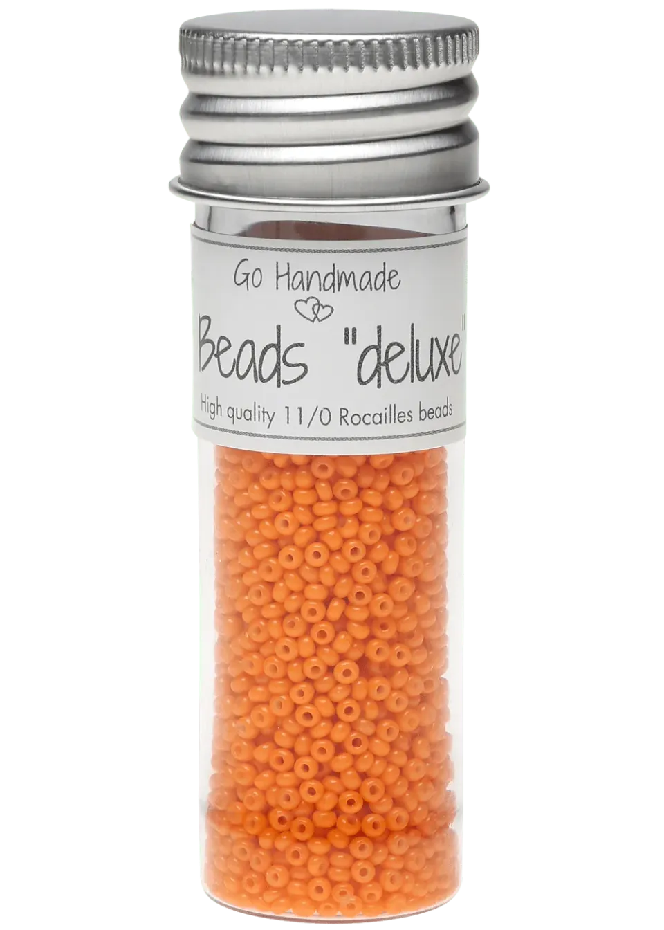 Go Handmade Glass Beads Glasperlen Orange 30g Beutel
