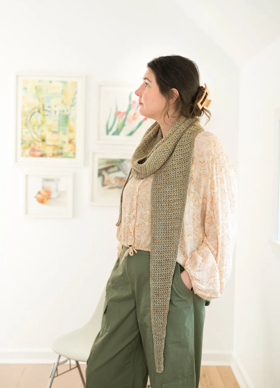 Madelinetosh Silent Mode Scarf Häkelanleitung PDF