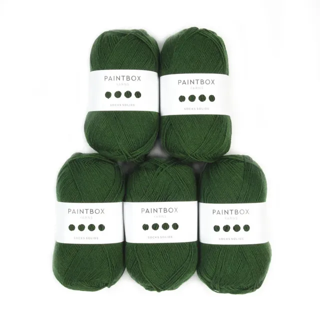 Paintbox Yarns Socks Solids Sockenwolle 5 Knäuel Uni