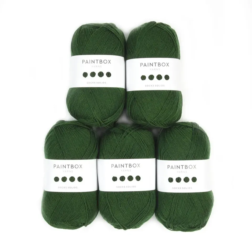 Paintbox Yarns Socks Solids Sockenwolle 5 Knäuel Uni