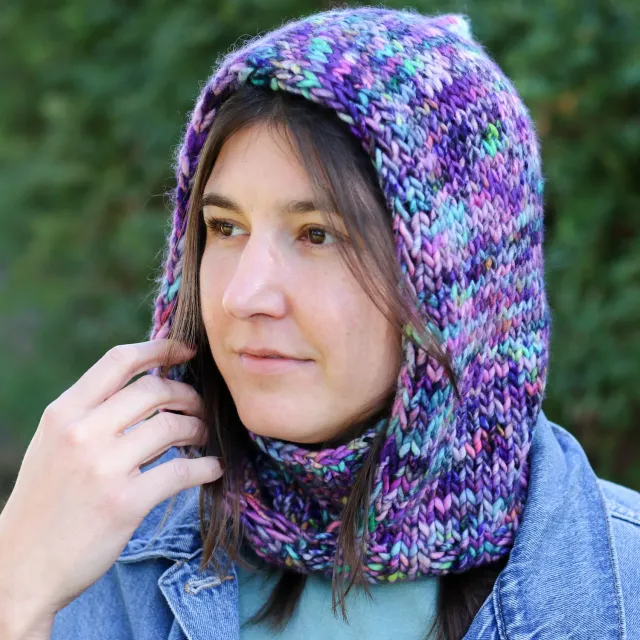 Madelinetosh No Chill Hood Anleitung PDF Super Bulky