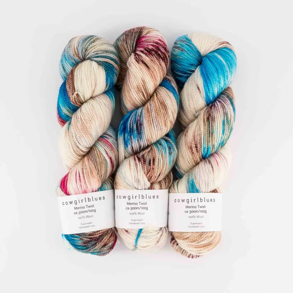 Cowgirlblues Merino Twist Diana Ross Wolle handgefärbt