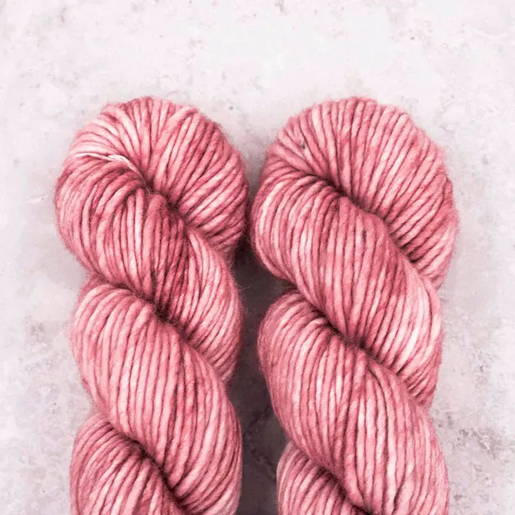 Madelinetosh Biggie Copper Pink Super Bulky Wolle 82m