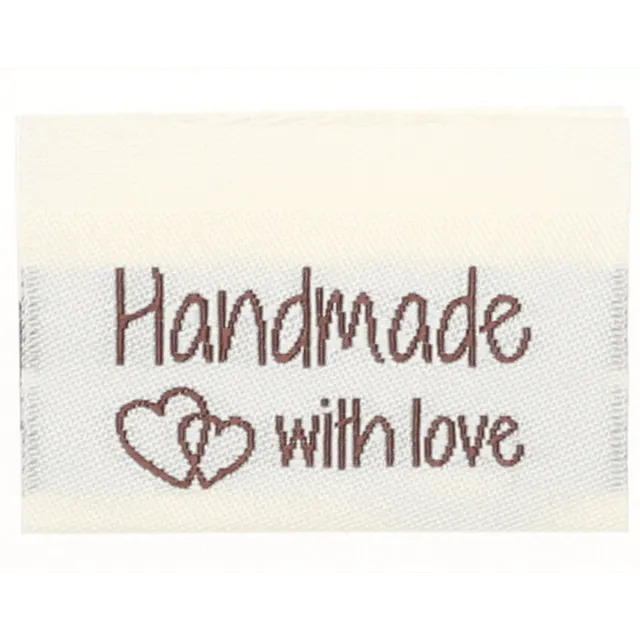 Go Handmade Handmade with Love Etikett 35x19 mm 10 Stk