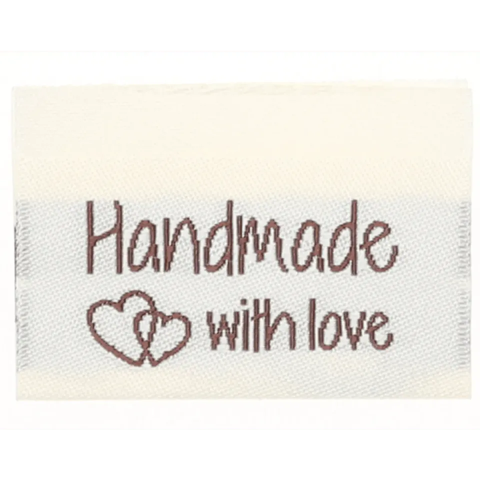 Go Handmade Handmade with Love Webetiketten 10 Stk.
